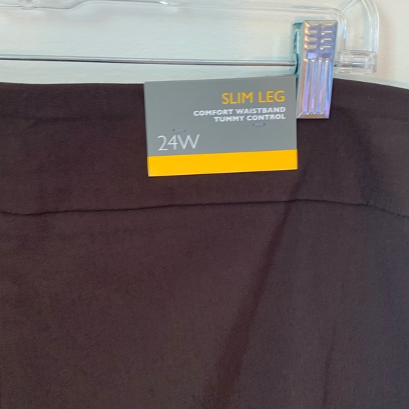 JM Collection Core Control Brown Pants - Picture 8 of 11